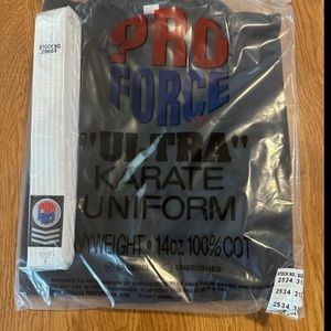 Karate Uniform w/ belt